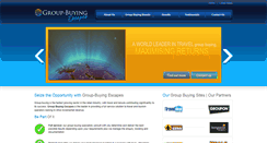 Desktop Screenshot of groupbuyingescapes.com