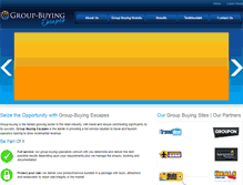Tablet Screenshot of groupbuyingescapes.com